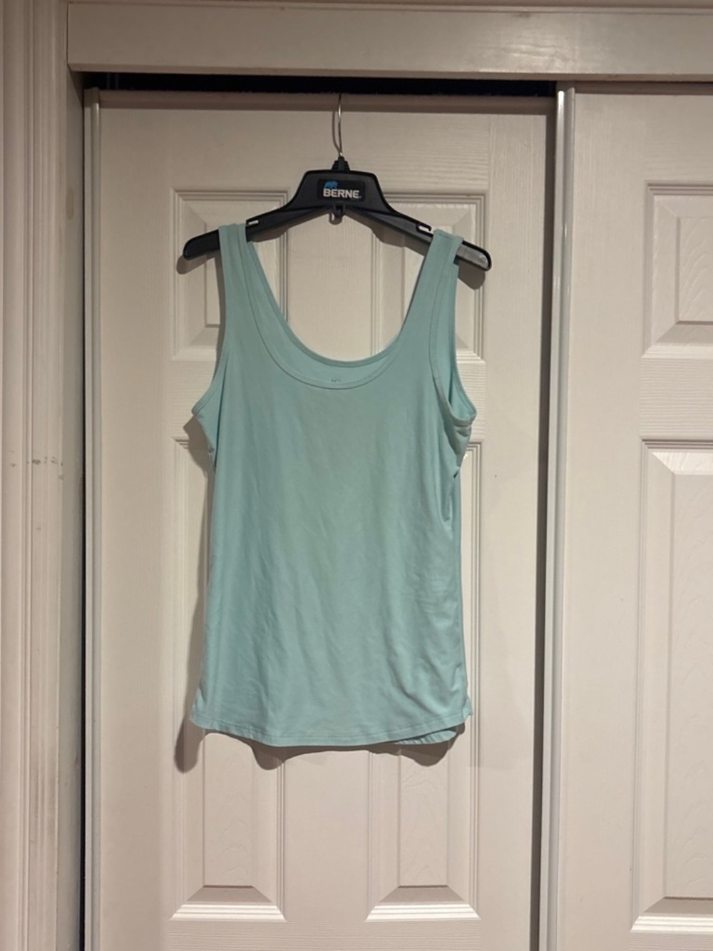 No Boundaries Mint Scoop Neck Tank Top
